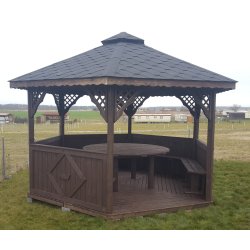 Hexagonal gazebo S3 ∅ 6.0m 28m2