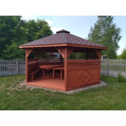 Hexagonal gazebo S3 ∅ 6.0m 28m2