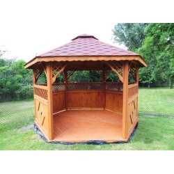 Sechseckiger Pavillon S3a ∅ 3,9m 12m2