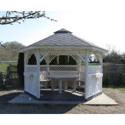 Sechseckiger Pavillon S3a ∅ 3,9m 12m2