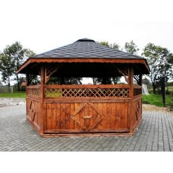 Sechseckiger Pavillon S3a ∅ 5,0m 20m2