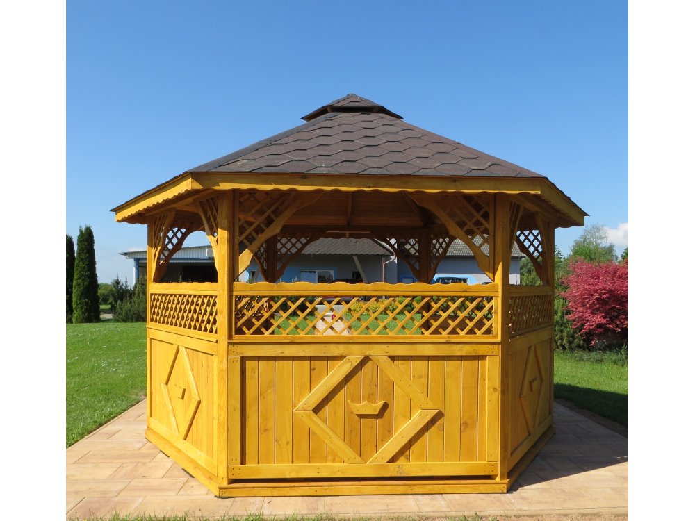 Sechseckiger Pavillon S3a ∅ 5,0m 20m2