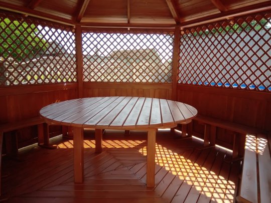 Sechseckiger Pavillon S3a ∅ 5,0m 20m2