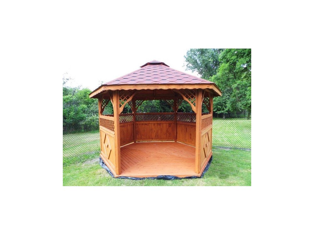 Sechseckiger Pavillon S3a ∅ 6,0m 28m2