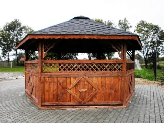 Sechseckiger Pavillon S3a ∅ 6,0m 28m2