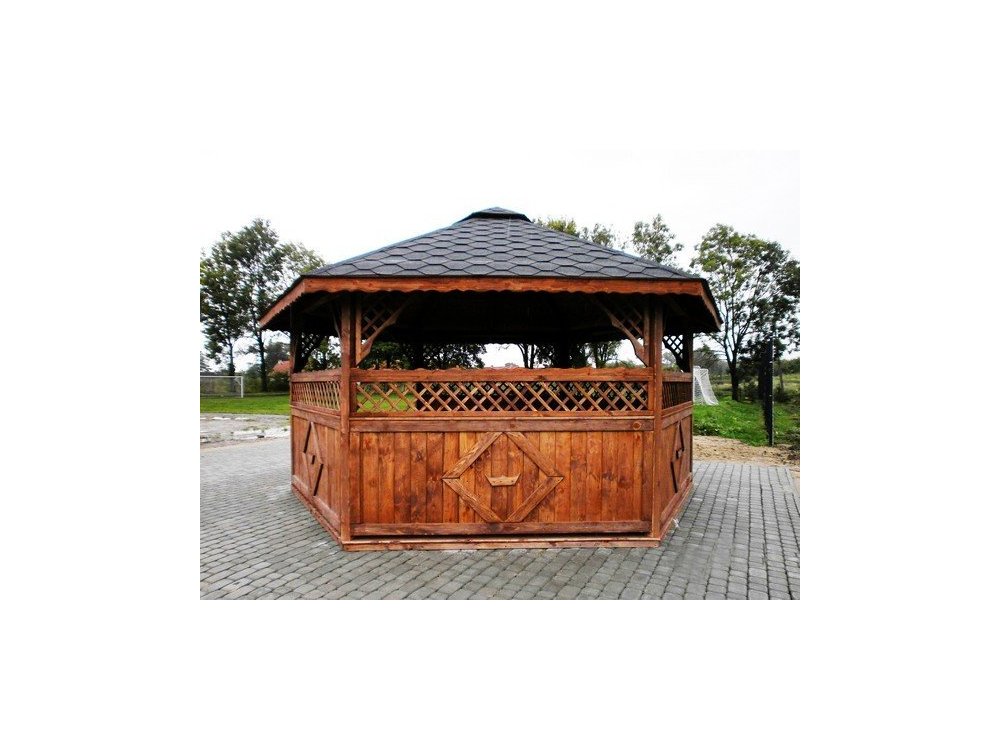 Hexagonal gazebo S3a ∅ 6.0m 28m2