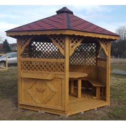 Sechseckiger Pavillon S3a ∅ 6,0m 28m2