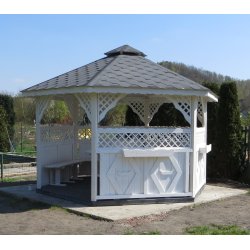Sechseckiger Pavillon S3a ∅ 6,0m 28m2