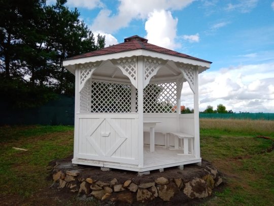 Sechseckiger Pavillon S3a ∅ 6,0m 28m2