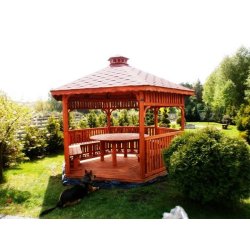 Sechseckiger Pavillon S4 ∅ 3,2m 8m2