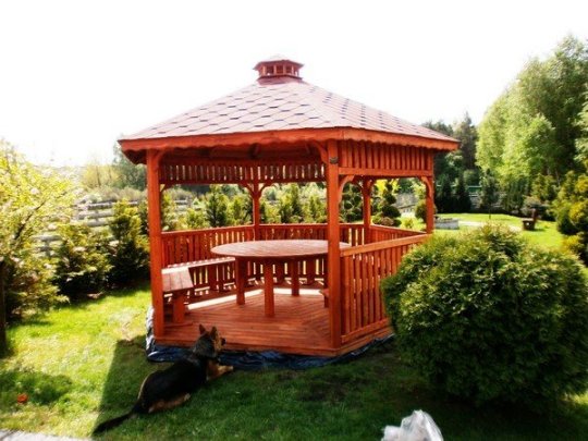 Sechseckiger Pavillon S4 ∅ 3,2m 8m2