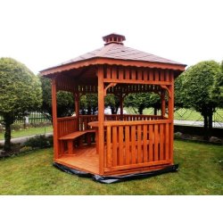 Sechseckiger Pavillon S4 ∅ 3,2m 8m2