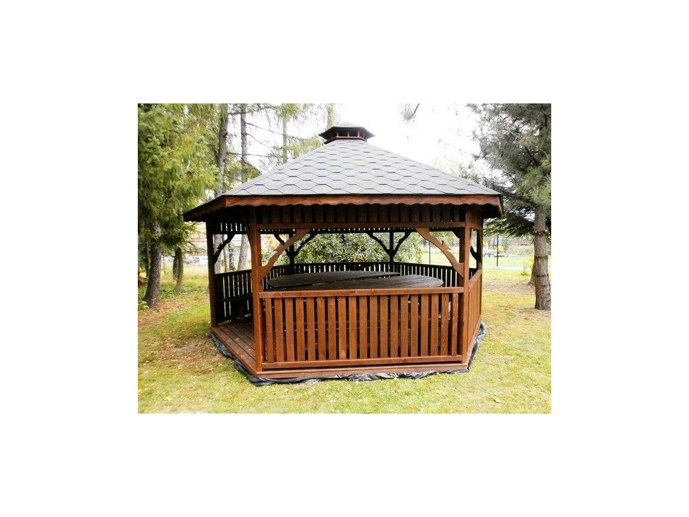 Sechseckiger Pavillon S4 ∅ 3,2m 8m2
