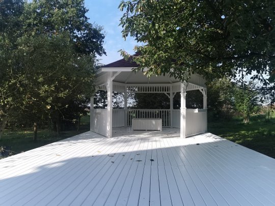 Sechseckiger Pavillon S4 ∅ 3,2m 8m2
