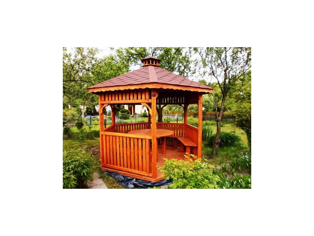 Sechseckiger Pavillon S4 ∅ 5,0m 20m2