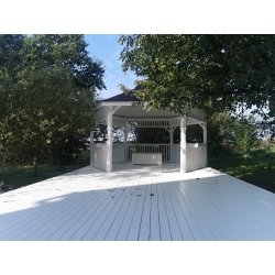 Sechseckiger Pavillon S4 ∅ 5,0m 20m2