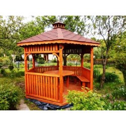 Sechseckiger Pavillon S4 ∅ 6,0m 28m2