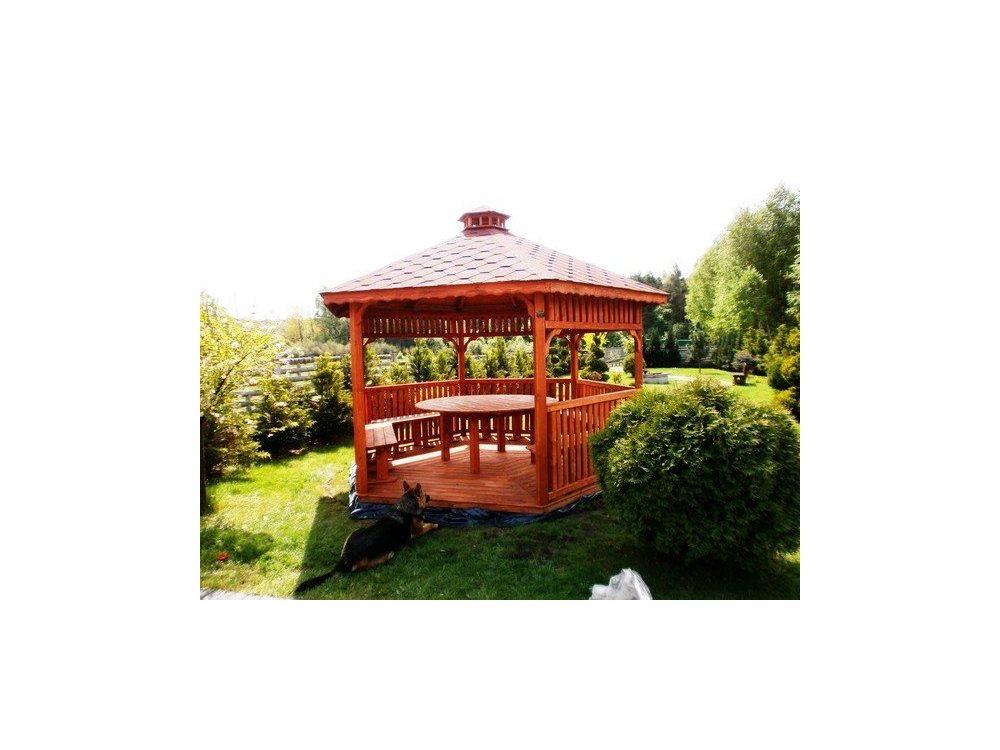 Sechseckiger Pavillon S4 ∅ 6,0m 28m2
