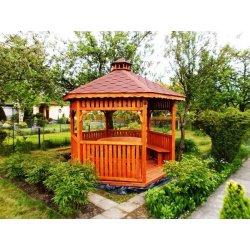 Sechseckiger Pavillon S4 ∅ 6,0m 28m2