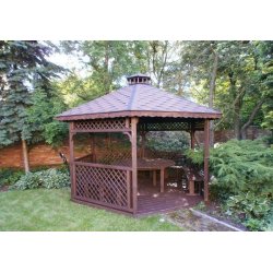 Sechseckiger Pavillon S4a ∅ 3,2m 8m2