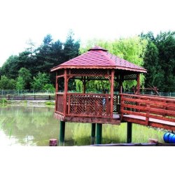 Hexagonal gazebo S4a ∅ 3.9m 12m2