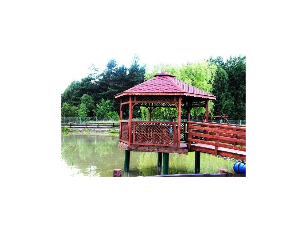 Sechseckiger Pavillon S4a ∅ 3,9m 12m2