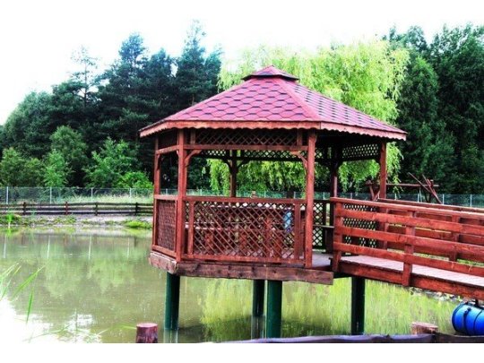 Sechseckiger Pavillon S4a ∅ 6,0m 28m2