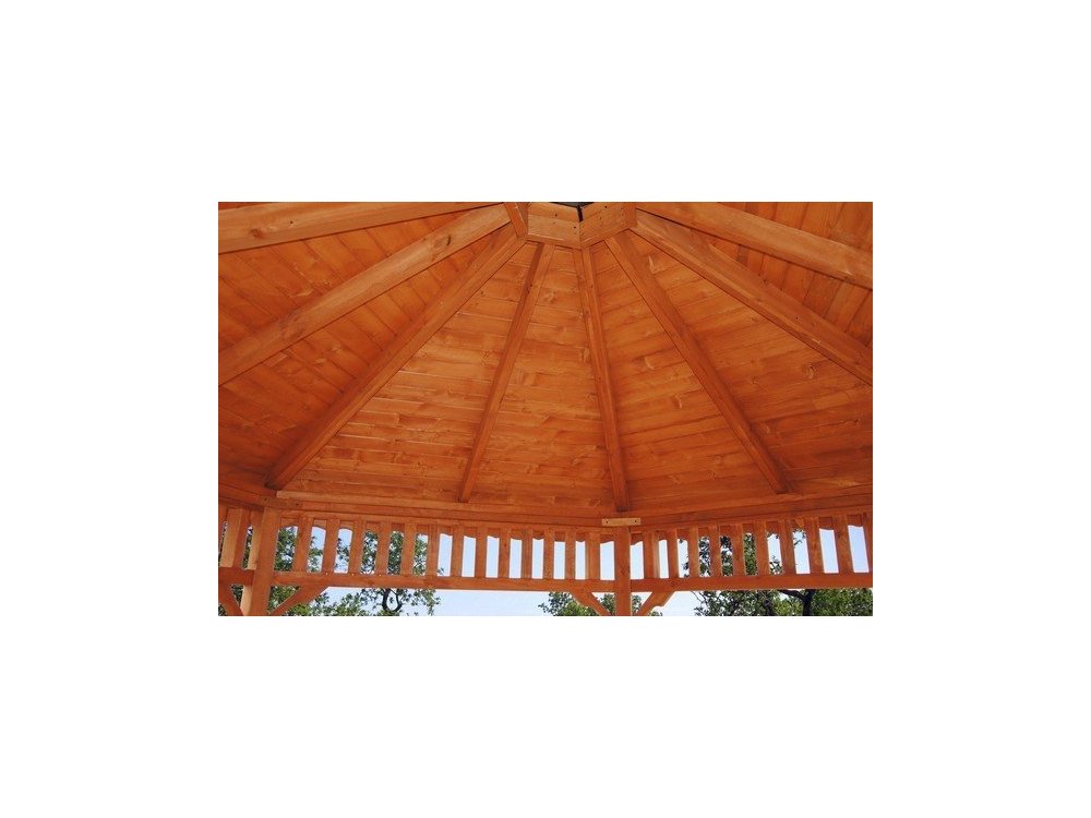 Sechseckiger Pavillon S4b ∅ 3,9m 12m2