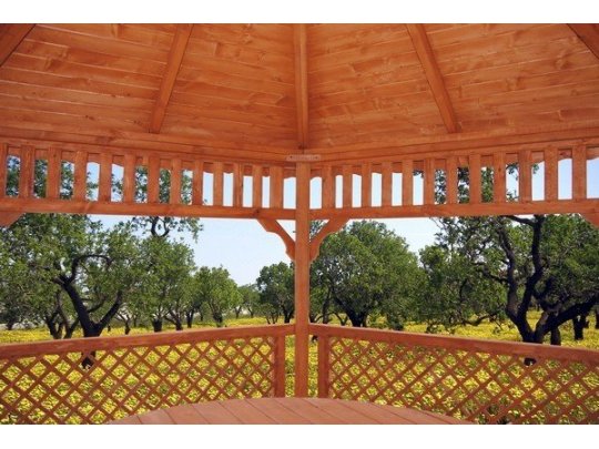 Hexagonal gazebo S4b ∅ 3.9m 12m2