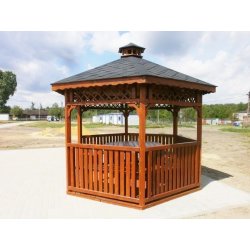 Sechseckiger Pavillon S4c ∅ 3,9m 12m2