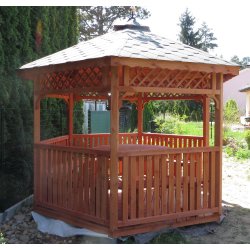 Sechseckiger Pavillon S4c ∅ 5,0m 20m2