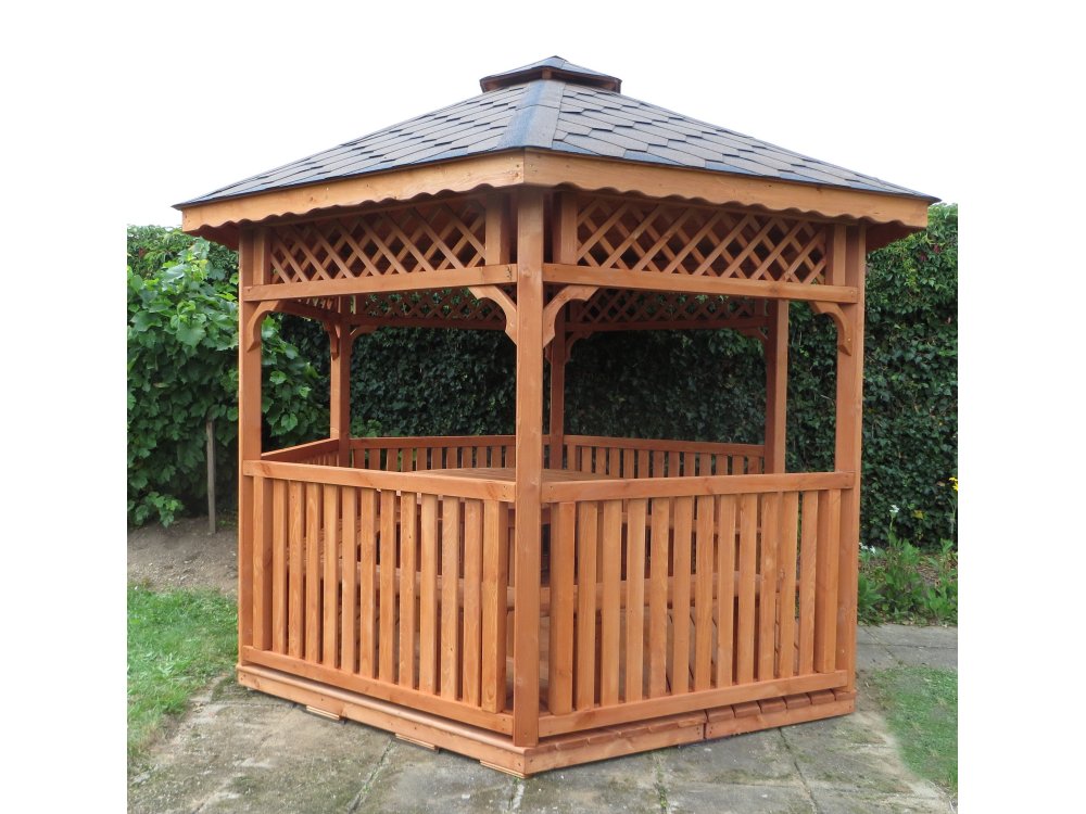 Sechseckiger Pavillon S4c ∅ 5,0m 20m2