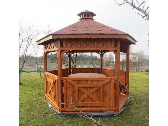 Sechseckiger Pavillon S5 ∅ 3,2m 8m2