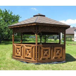 Sechseckiger Pavillon S5 ∅ 3,9m 12m2