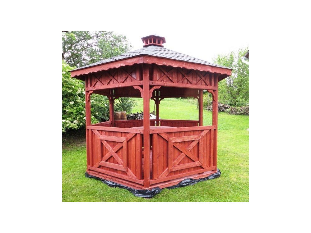 Sechseckiger Pavillon S5 ∅ 5,0m 20m2