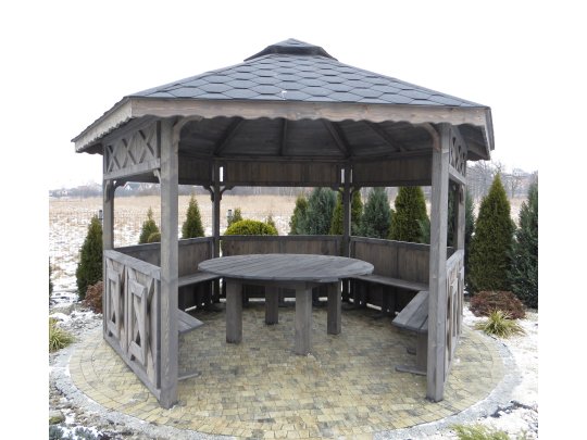 Sechseckiger Pavillon S5 ∅ 5,0m 20m2