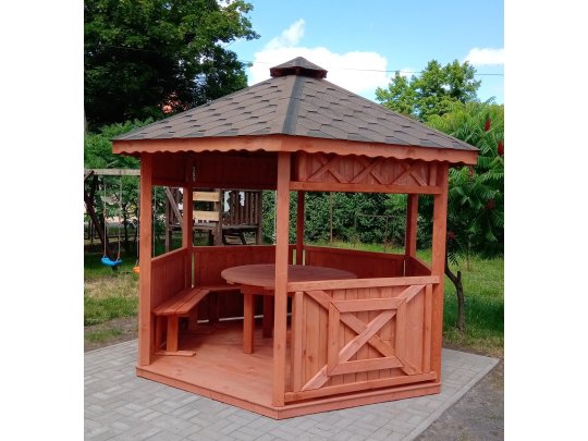 Sechseckiger Pavillon S5 ∅ 5,0m 20m2