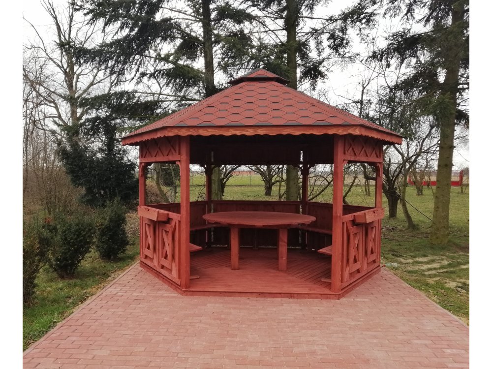 Sechseckiger Pavillon S5 ∅ 5,0m 20m2