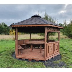 Sechseckiger Pavillon S5 ∅ 5,0m 20m2