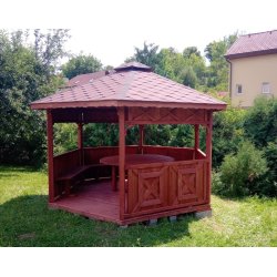 Sechseckiger Pavillon S5 ∅ 5,0m 20m2