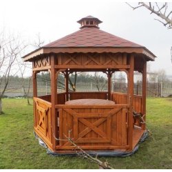 Altana sześciokątna S5 ∅ 6,0m 28m2