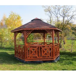 Sechseckiger Pavillon S5 ∅ 6,0m 28m2