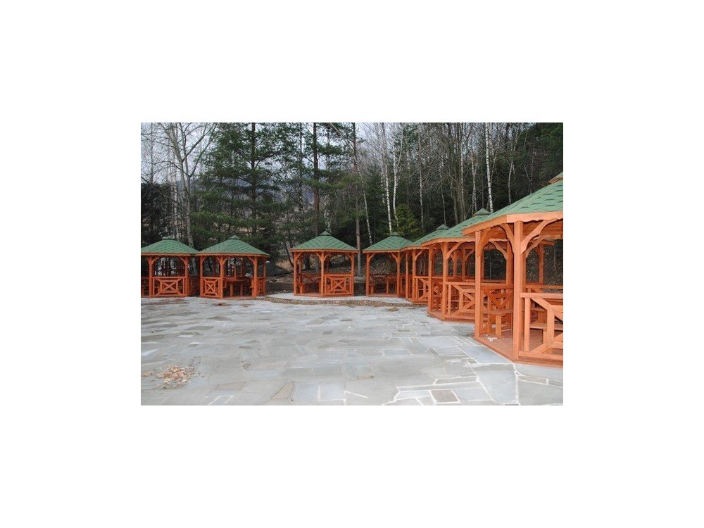 Sechseckiger Pavillon S5 ∅ 6,0m 28m2