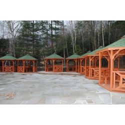 Sechseckiger Pavillon S5a ∅ 5,0m 20m2