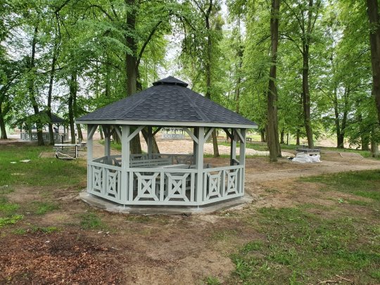 Hexagonal gazebo S5a ∅ 5.0m 20m2
