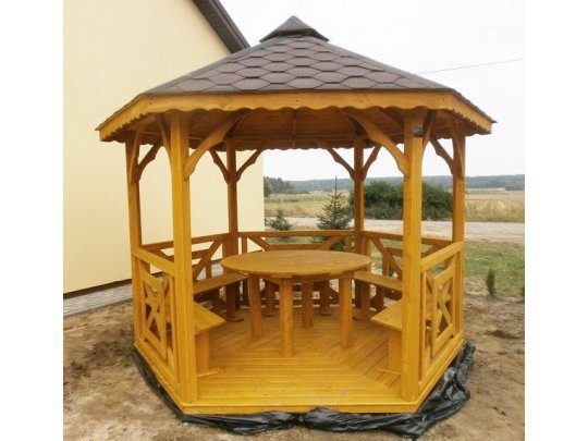 Altana sześciokątna S5a ∅ 6,0m 28m2