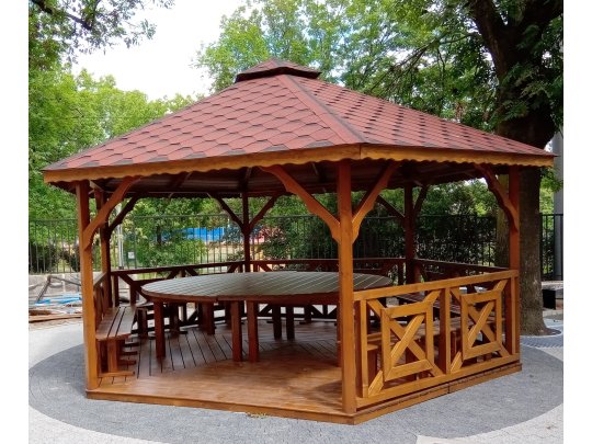 Altana sześciokątna S5a ∅ 6,0m 28m2