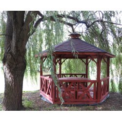 Sechseckiger Pavillon S5b ∅ 5,0m 20m2