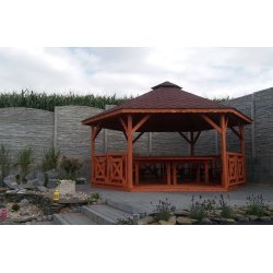 Sechseckiger Pavillon S5b ∅ 5,0m 20m2