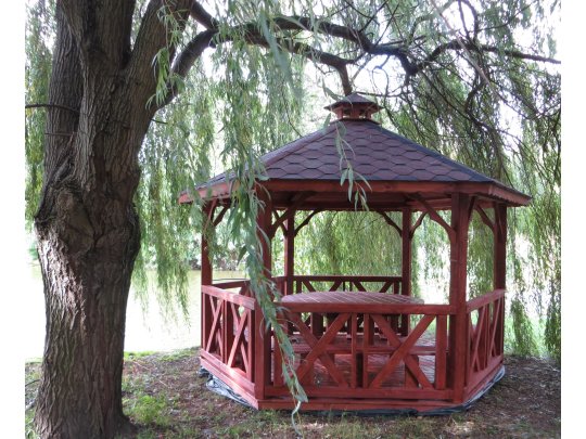 Hexagonal gazebo S5b ∅ 6.0m 28m2